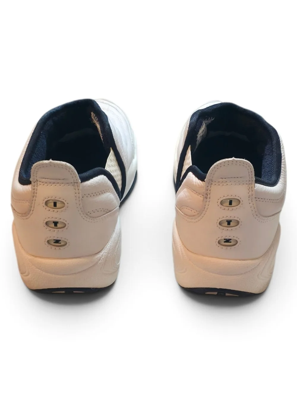 Women's Slip-On Athletic Trainers in White and Black